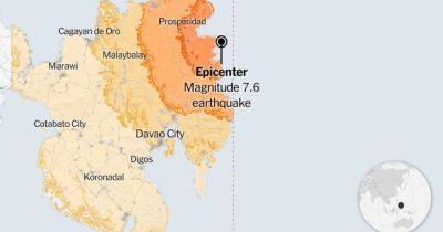 Powerful Earthquake Strikes Eastern Philippines, Prompting Tsunami Alerts - nytimes.com - Philippines - Japan