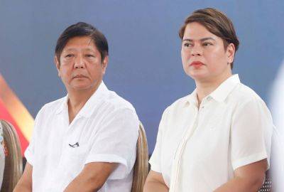 Ferdinand Marcos-Junior - Juan Miguel Zubiri - Sara Duterte - Marcos - Duterte - Marcos ratings up but Duterte's fall - manilatimes.net - city Manila