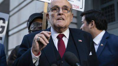 Rudy Giuliani files for bankruptcy