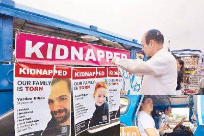 Israel’s ‘Bring them home’ campaign takes jeepney ride