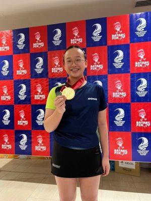 Pasig's Ducanes strikes table tennis gold in Batang Pinoy - philstar.com - Philippines - county Bay - county Luna - city Naga - city Manila, Philippines