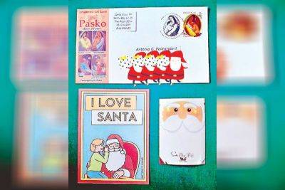 Ghio Ong - Letters from Santa bring Christmas cheer - philstar.com - Philippines - region Bicol - city Taguig - city Santa - city Manila, Philippines