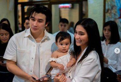 Jan Milo Severo - Rob Gomez - 'I love you 3000': Rob Gomez, Shaila Rebortera celebrate baby's baptism amid 'convo' scandal - philstar.com - Philippines - city Manila, Philippines