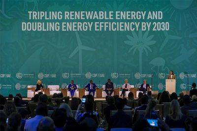 Nations rally behind renewables at COP28 climate talks - philstar.com - Usa - China - Russia - Saudi Arabia - Iran - Uae - city Dubai, Uae