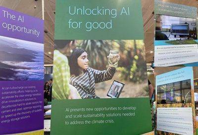 Deni Rose M AfinidadBernardo - ‘The future is AI’: Microsoft as Artificial Intelligence leader bares action for sustainability - philstar.com - Uae - city Dubai, Uae