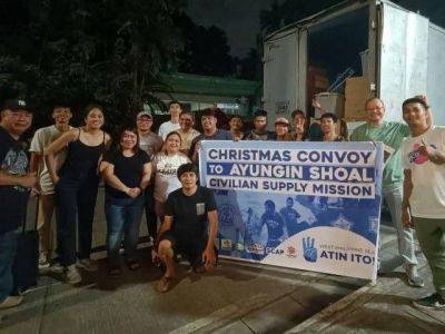 Sierra Madre - Ian Laqui - El Nido - Civilian-led Christmas convoy sails to West Philippine Sea - philstar.com - Philippines - city Manila, Philippines