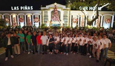 Aric John Sy Cua - Merry Christmas - Las Piñas lights up Christmas tree - manilatimes.net - city Piñas