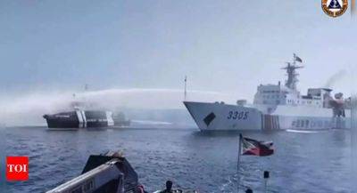 Philippines claims China fired water cannon at its boats