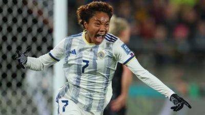 Sarina Bolden - Manny Pacquiao - Philippines - New Zealand 0-1 Philippines: World Cup debutants score 'special' victory to leave players in tears - BBC Sport - bbc.co.uk - Philippines - New Zealand - Norway