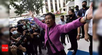 Maria Ressa - Philippine Nobel winner Maria Ressa acquitted of tax evasion - timesofindia.indiatimes.com - Philippines - Manila