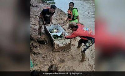 11-Year-Old Philippines Boy Miraculously Survives Landslide by Taking Refuge In Refrigerator For 20 Hours - ndtv.com - Philippines - New York