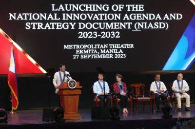 Ferdinand Marcos-Junior - CATHERINE S VALENTE - Marcos - Marcos launches PH innovation agenda - manilatimes.net - Philippines