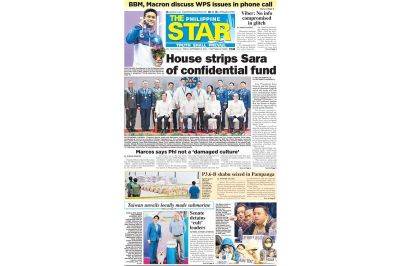 The STAR Cover (September 29, 2023) - philstar.com