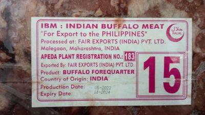 Ferdinand R.Marcos-Junior - City - Smuggled Indian buffalo meat seized in Dasmariñas City - da.gov.ph - Philippines - India