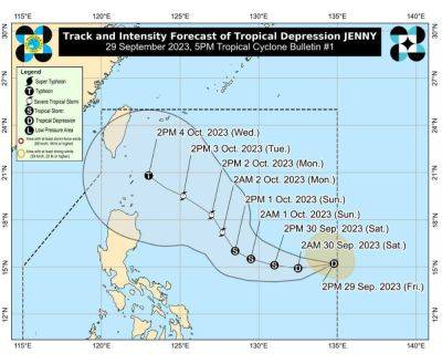 LPA enters PAR, develops into tropical depression - manilatimes.net - Philippines - county Island