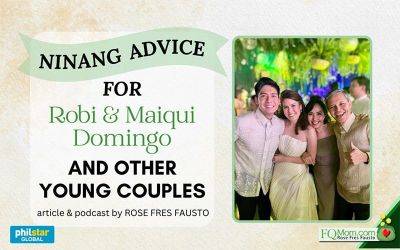 Robi Domingo - Ninang advice for Robi, Maiqui Domingo and other young couples - philstar.com - Philippines