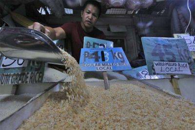 Ferdinand Marcos-Junior - Arnel De-Mesa - Francisco Tiu - International - DA nixes plan to impose SRP on rice to tame inflation - philstar.com - Philippines - Thailand - county Laurel - city Manila, Philippines