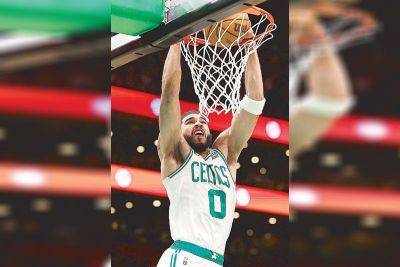 Anthony Edwards - Jaylen Brown - Jayson Tatum - Celtics thwart Timberwolves; Wemby logs triple-double - philstar.com - France - Los Angeles - state Minnesota - city Boston - city San Antonio - city Karl-Anthony