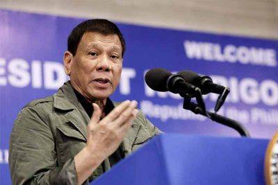 QC fiscals junk grave threat raps vs ex-president Duterte