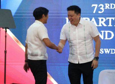 Ferdinand Marcos-Junior - Moises Cruz - Romel Lopez - Marcos - Marcos leads launch of 2 DSWD disaster management programs - manilatimes.net - Philippines - city Manila, Philippines