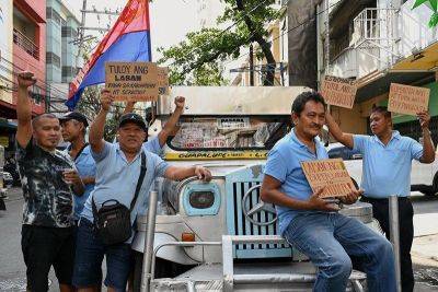 James Relativo - Jean Fajardo - Mar Valbuena - PNP refutes claims of blocking jeepney drivers protesting PUVMP - philstar.com - Philippines - city Manila, Philippines