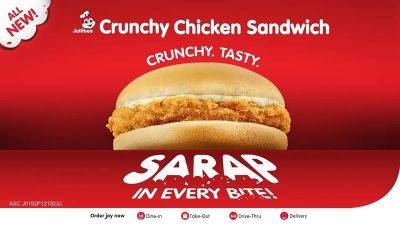 Experience sarap in every bite with Jollibee’s all-new Crunchy Chicken Sandwich! - philstar.com - Philippines - city Manila, Philippines - city Sandwich