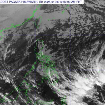 Arlie O Calalo - Benison Estareja - No storm seen in Jan but shear line, 'amihan' to bring rain in parts of PH — Pagasa - manilatimes.net - Philippines - city Manila, Philippines