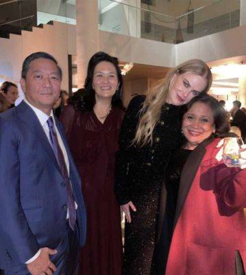 Iza Iglesias - PH veteran actress joins Nicole Kidman at premiere of Hollywood series 'Expats' - manilatimes.net - Philippines - New York - city Manila, Philippines