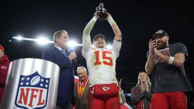 Travis Kelce - Super Bowl: Patrick Mahomes' Chiefs will face Brock Purdy's 49ers - apnews.com - San Francisco - county Bay - county Eagle - city Las Vegas - city Baltimore - city Kansas City - city Detroit