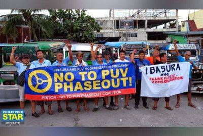 Mayen Jaymalin - Labor group seeks 1-year extension of PUV consolidation - philstar.com - Philippines - region Visayas - city Manila, Philippines