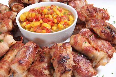 Recipe: Bacon-wrapped Fish Fillet with Mango Salsa