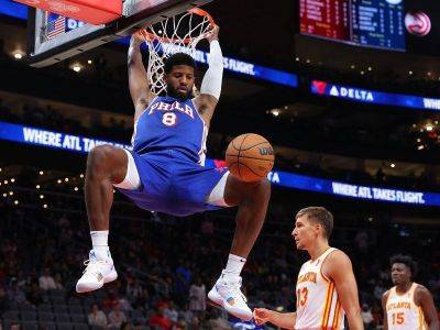 Paris Olympics - Joel Embiid - Paul George - George injures knee in second NBA preseason game with 76ers - philstar.com - Usa - county George - Washington, Usa - city Milwaukee - city Manila - city Atlanta