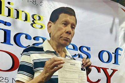 Rodrigo Duterte - Diana Lhyd Suelto - Salvador Panelo - Charity - Royina Garma - Jovie Espenido - Duterte to attend quad comm hearing if invited - philstar.com - Philippines - Britain - city Manila, Philippines