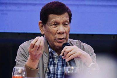 Ex-president Duterte denies cash rewards in drug war