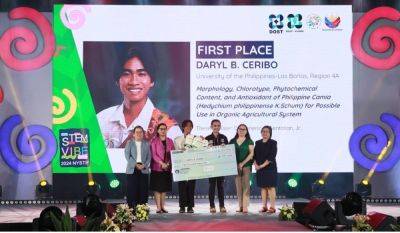 UPLB student wins DoST research paper competition