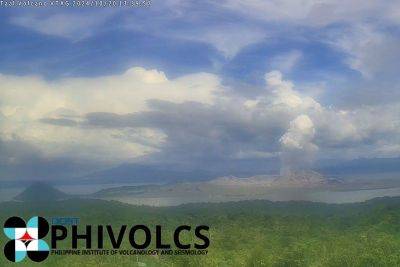 Bella Cariaso - Minor phreatic eruption logged at Taal Volcano - philstar.com - Philippines - city Manila, Philippines