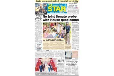 The STAR Cover (October 22, 2024) - philstar.com