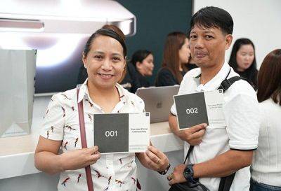 Jan Milo Severo - Couple goals: Taguig pair lines up 56 hours to buy 1st, 2nd iPhone 16 in the Philippines - philstar.com - Philippines - city Manila, Philippines