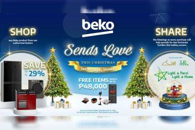 Beko ushers the holidays with promo, supports St. John Bosco Parish Makati's 'Light-a-Home' project