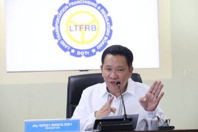 Franco Jose C Baro - Teofilo Guadiz - Teofilo Guadiz Iii - LTFRB grants special permits to 753 bus units - manilatimes.net - Philippines