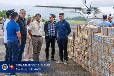 President Marcos visits CamSur evacuees