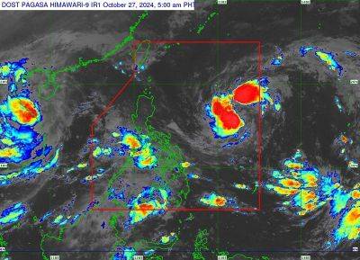 'Leon' maintains strength as it moves over Philippine Sea