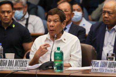 House lawmakers urge DOJ to file charges, imprison Duterte over drug war killings