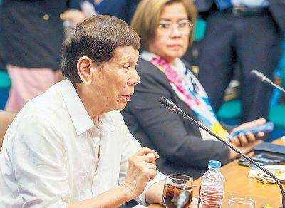 Rodrigo Duterte - Cecille Suerte Felipe - Pimentel Iii - Royina Garma - Duterte admits death squad - philstar.com - Philippines - city Manila, Philippines