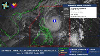 Jean Mangaluz - ‘Leon’ intensifies into a typhoon - philstar.com - Philippines - Taiwan - city Manila, Philippines