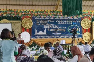 John Unson - Ahod Ebrahim - Bangsamoro 'nutritition plan' launched - philstar.com - city Cotabato