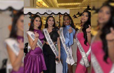 Chelsea Manalo meets other Filipina Miss Universe 2024 candidates in Mexico