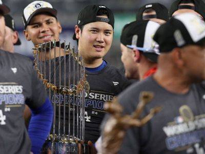 Dodgers star Ohtani 'honored' by maiden World Series win