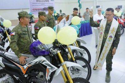 John Unson - 10th ID gets 12 motorcycles for community peacebuilding efforts - philstar.com - city Cotabato