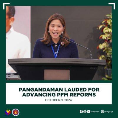 Pangandaman Lauded for Advancing PFM Reforms - dbm.gov.ph - Philippines - area District Of Columbia - Washington, area District Of Columbia